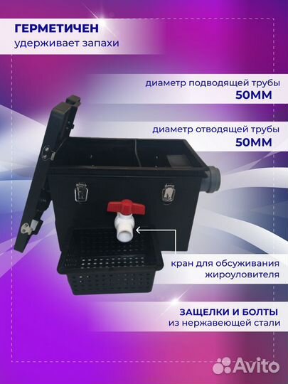 Жироуловитель под мойку, Пифагор 0,3-20 усиленный