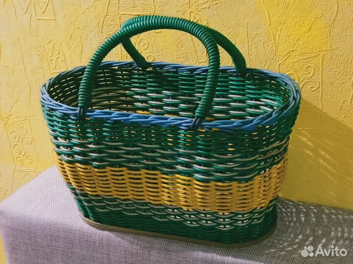 Корзина для пикника ягод грибов СССР