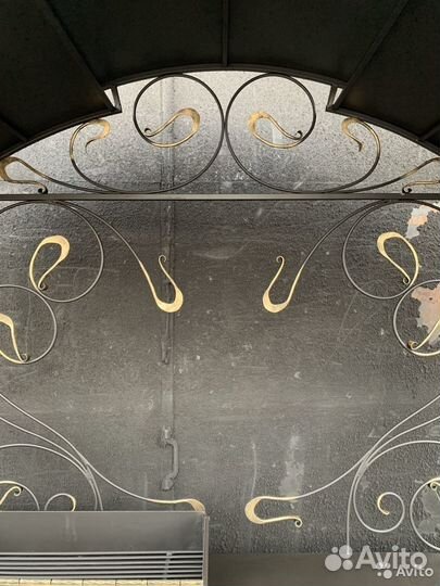 Кованый казан мангал с печкой