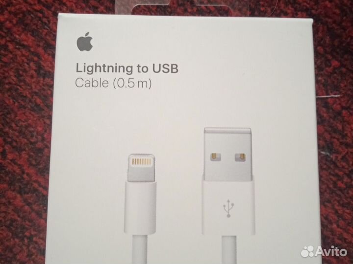 Кабель Apple USB (M) - Lightning (M), 0.5 м