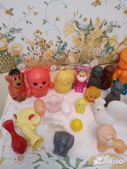 Игрушки СССР пластик
