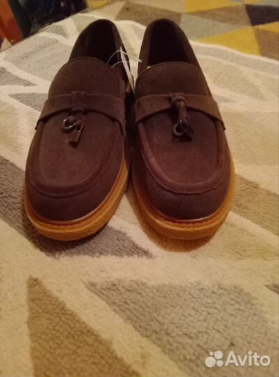 Мокасины женские 38 размер замшевые