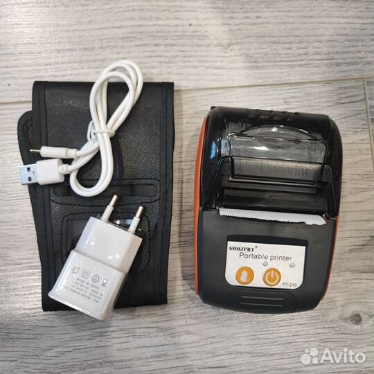 Портативный термопринтер PT-210, 58 мм