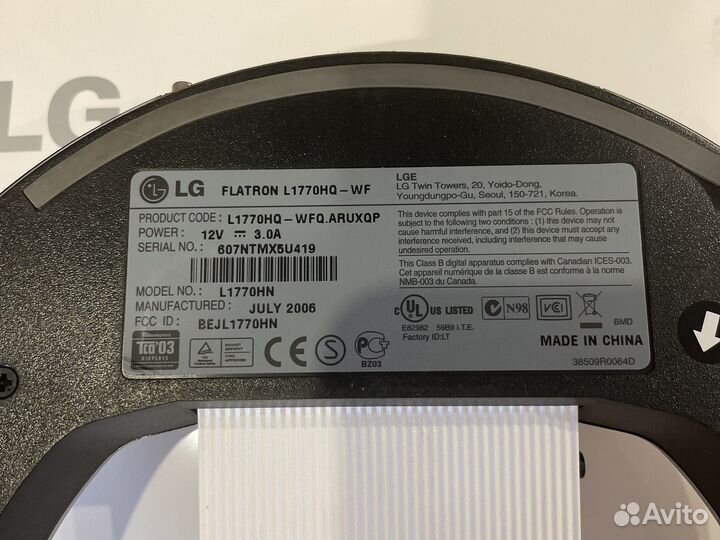 Монитор LG Flatron L1770HQ-WF