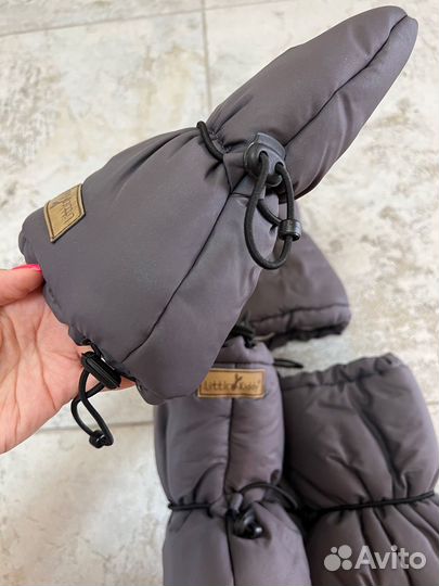 Пинетки и варежки зимние