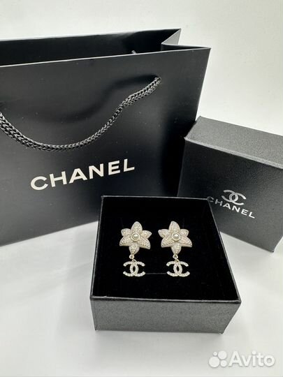 Серьги Chanel оригинал