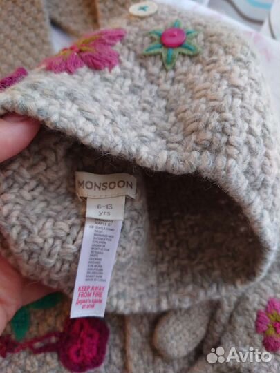 Комплект шапка, шарф, варежки Monsoon