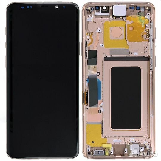 Дисплей Samsung Galaxy S9 G960F золото+рамка Orig