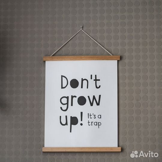 Деревянная рама HM с постером