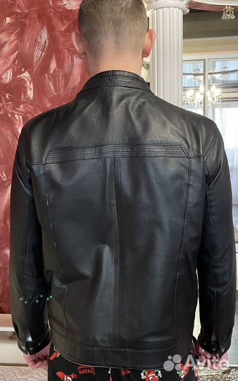 Кожаная куртка мужская