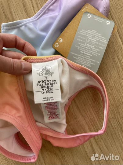 Новый купальник Disney Store размер 92