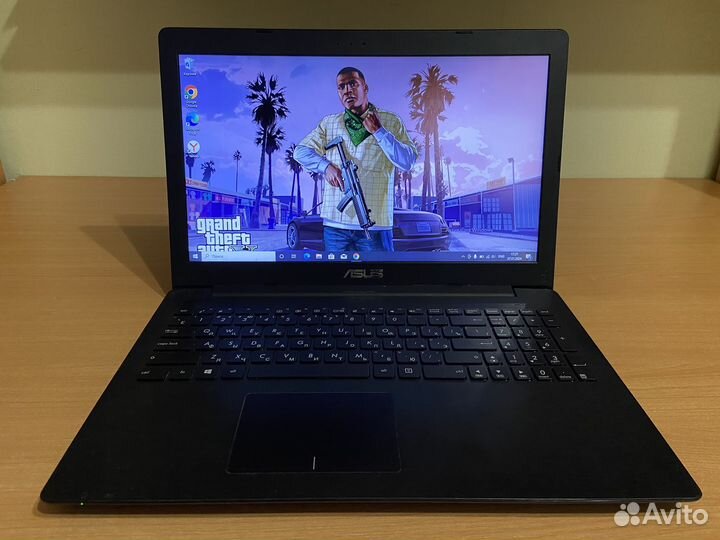 Быстрый Ноутбук Asus SSD256/4gb/Аккумулятор