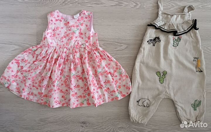 Вещи для девочки р. 74 - 86 (Zara,H&M,Disney,Next)