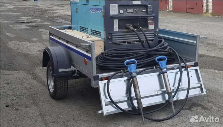 Аренда компрессора с отбойными молотками