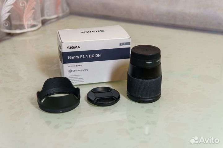 Sigma 16 mm F/1.4 Sony E