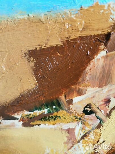 Картина маслом на холсте пейзаж для интерьера