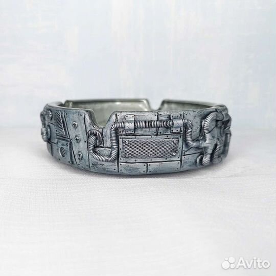 Посуда с декором из полимерной глины. Пепельница