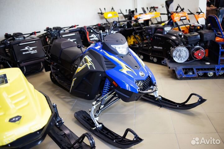 Снегоход Stels Капитан S150 (синий)