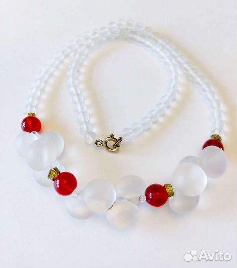 Бусы Чехословакия и кулоны СССР