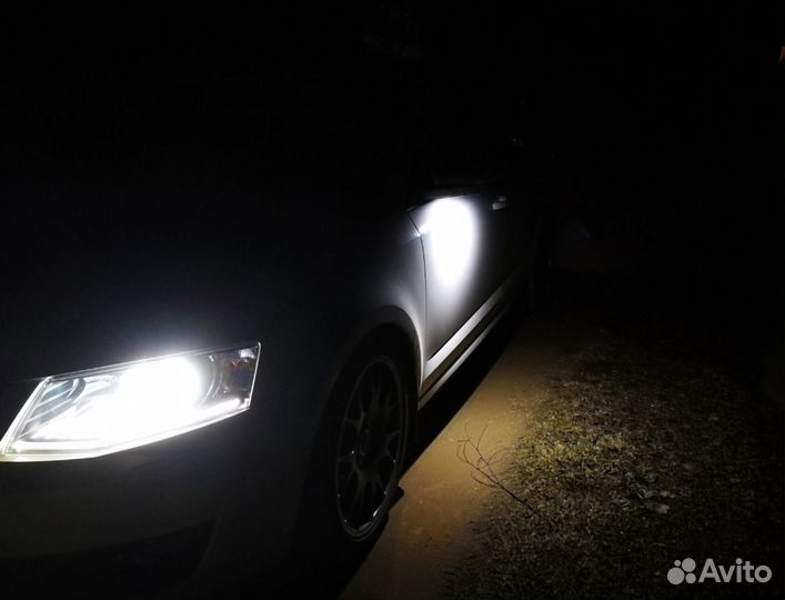 LED подсветка зеркал Skoda octavia a5 a7 superb 2