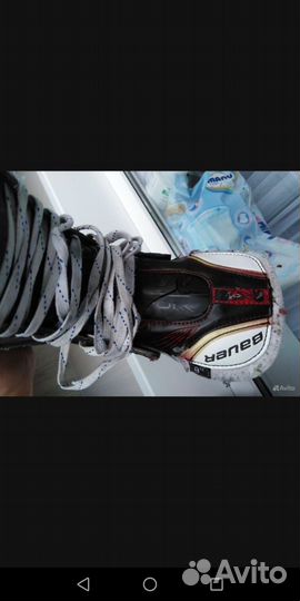 Коньки хоккейные профессиональные bauer 8ee