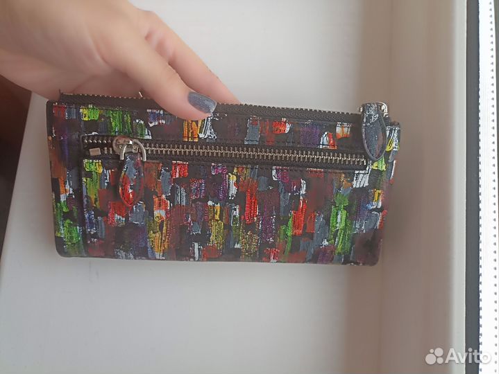 Комплект кошелёк, обложка для документов и ключниц