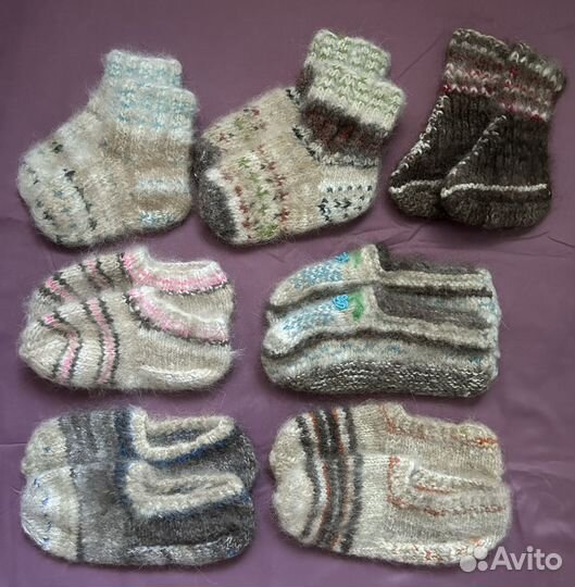 Носки с собачьего пуха