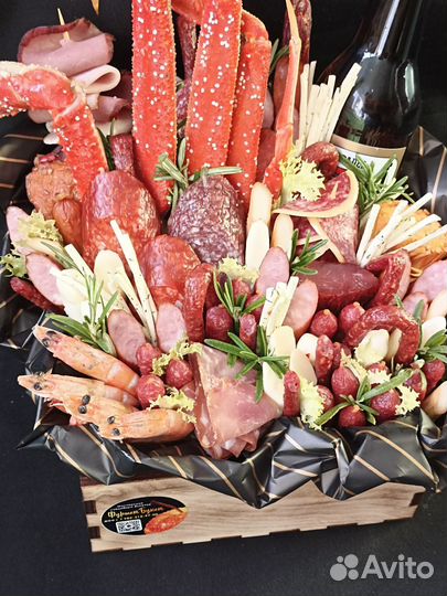 Мужские мясные букеты, подарок мужчине