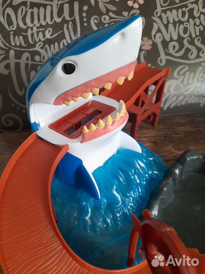 Игровой набор автотрек Укус акулы