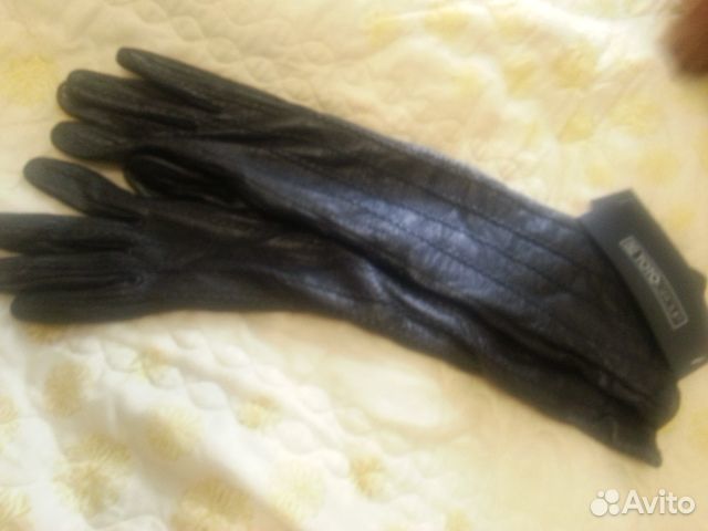 Перчатки кожанные новые