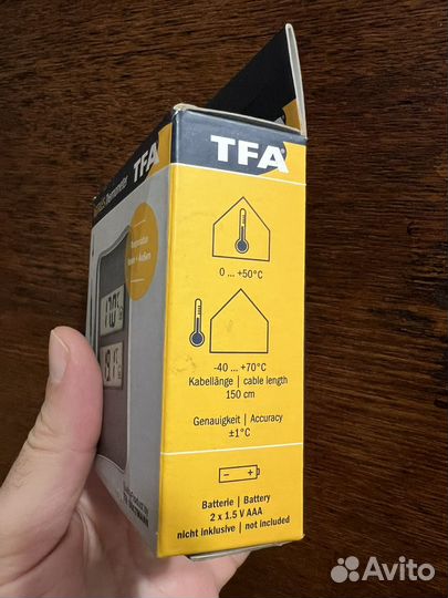 Метеостанция термометр Tfa 30.1044