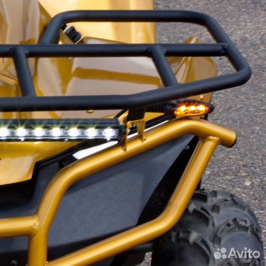 Квадроцикл irbis ATV 250 LUX (+лебедка) желтый псм