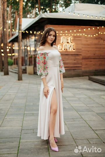 Вечернее платье на выпускной 40-42