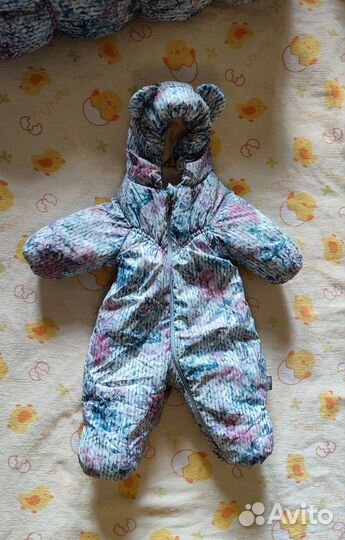 Зимний Комбинезон и конверт на выписку 0-3 месяцев