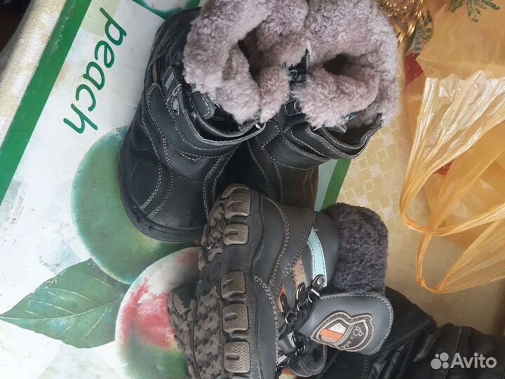 Ботинки детские 21 и 27 размер