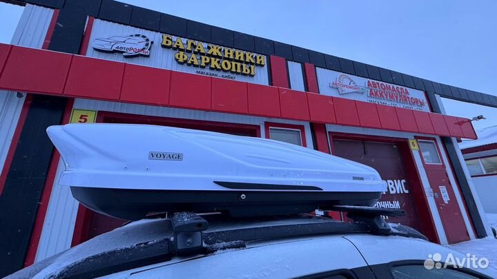 Автобокс Рено Логан Вояж Экстрим 440л белый