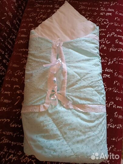 Конверт одеяло на выписку зима