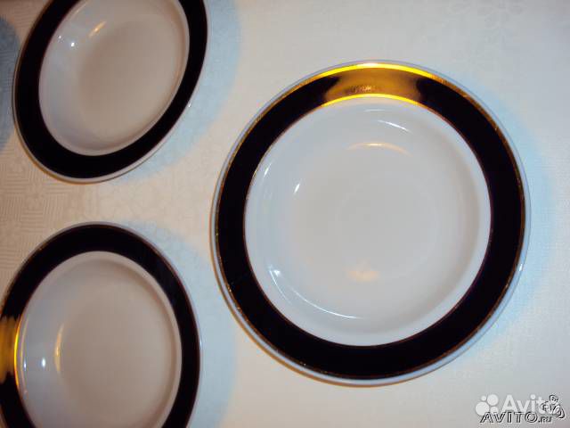 Фарфоровые тарелки Чайка, Буди (СССР)