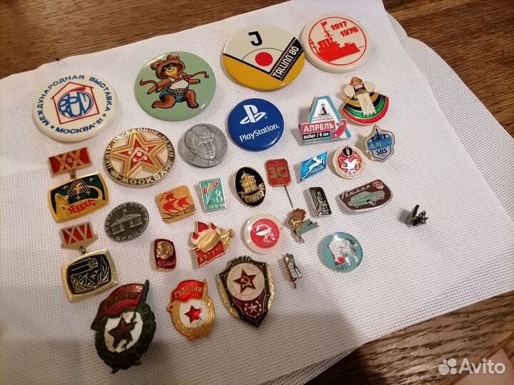 Значки много СССР винтаж коллекция