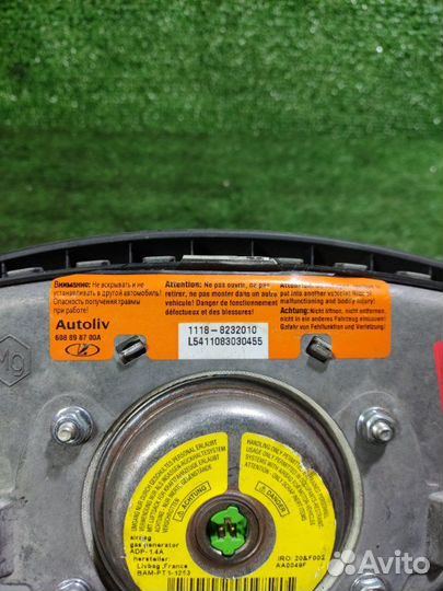 Подушка безопасности в руль LADA Kalina