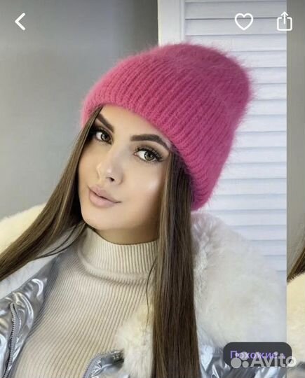 Шапка и снуд женская