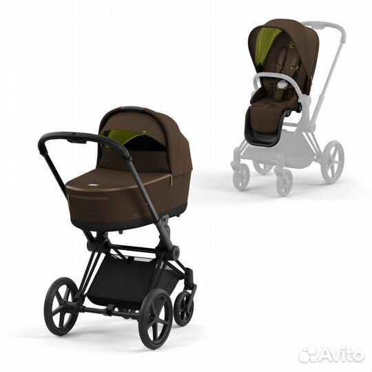 Коляска Cybex Priam IV 3в1 рама matt black