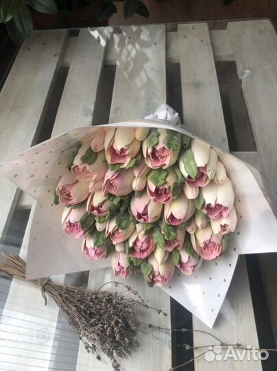 Сладкий букет из зефира