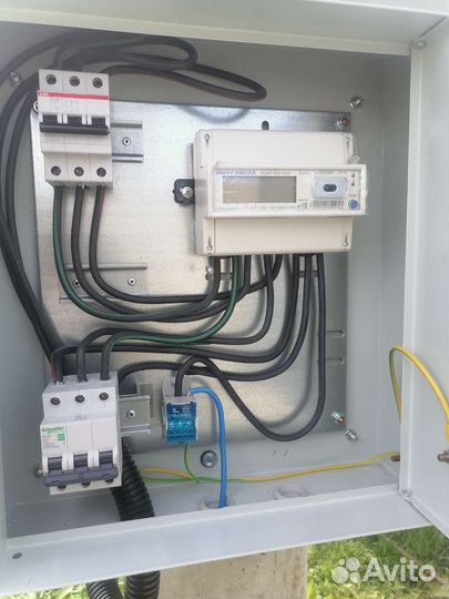 Монтаж провод сип и приборов учета