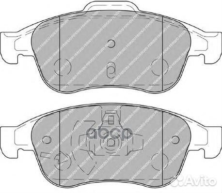 Колодки торм.пер. dacia Duster / renault Fluence