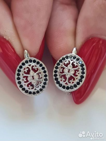Серебряные серьги. Новые