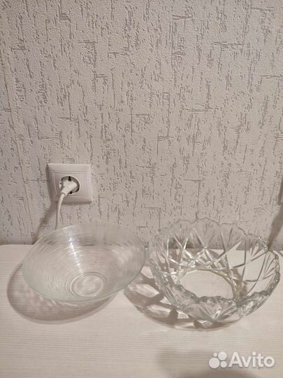 Хрустальные тарелки