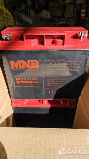 Аккумулятор ибп MNB MS17-12 12V 17Ah 12В
