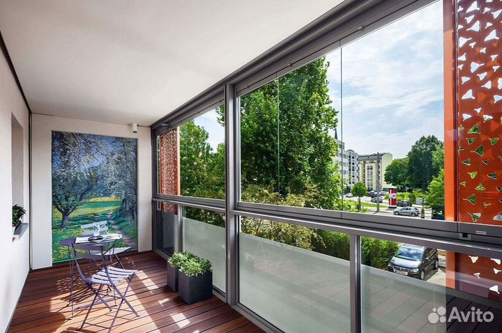 Безрамное остекление