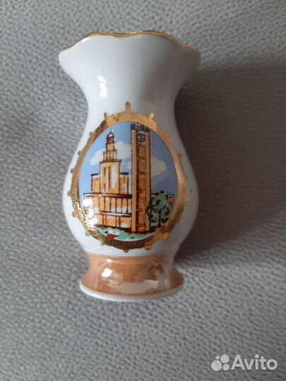 Рижский кофейный сервиз с вазой